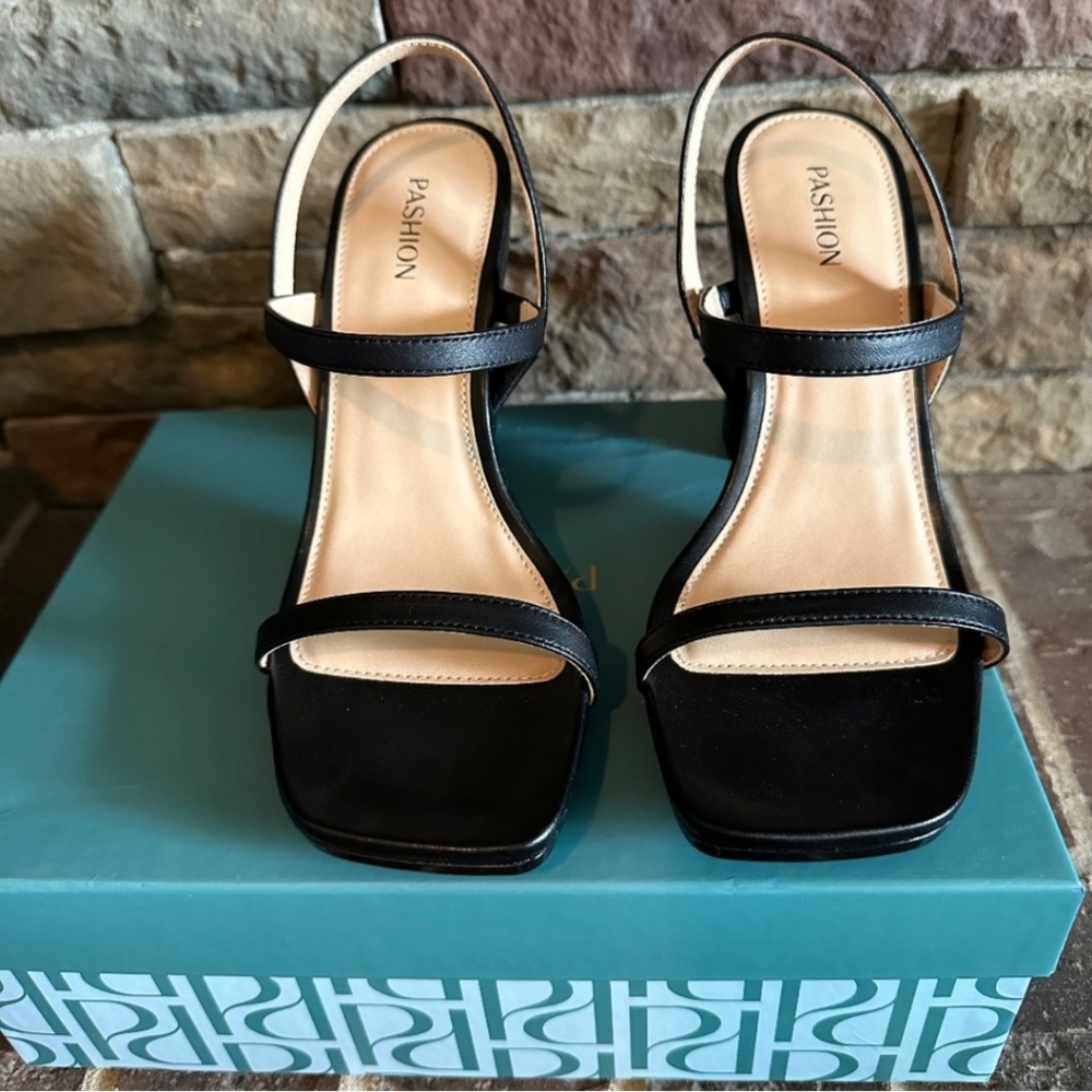 Pashion Footwear Miranda convertable 4in block Heel kit